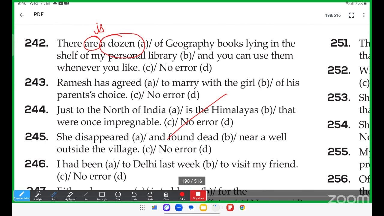 AFCAT ENGLISH ERROR DETECTION