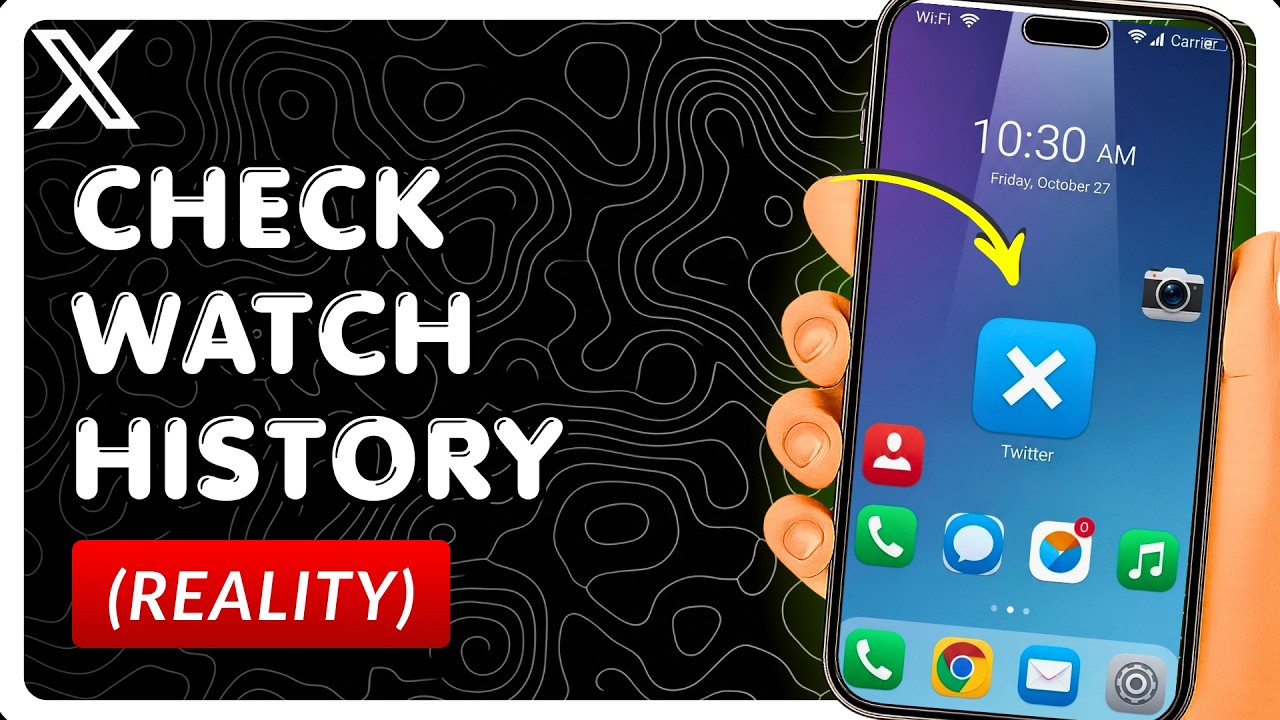 How To Check Watch History On X / Twitter (Full Guide)