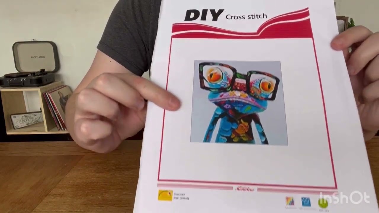 Unboxing #pointdecroix partenariat #paintbynumberday