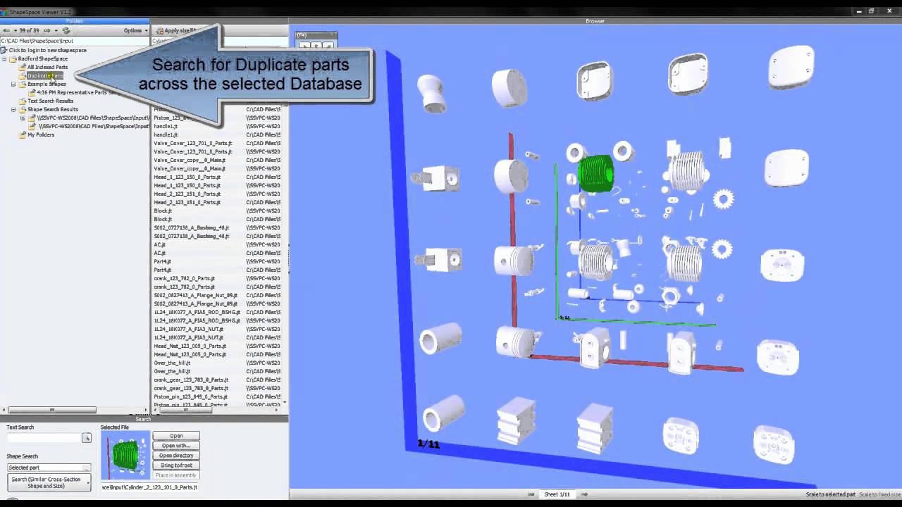 3D CAD Shape Search