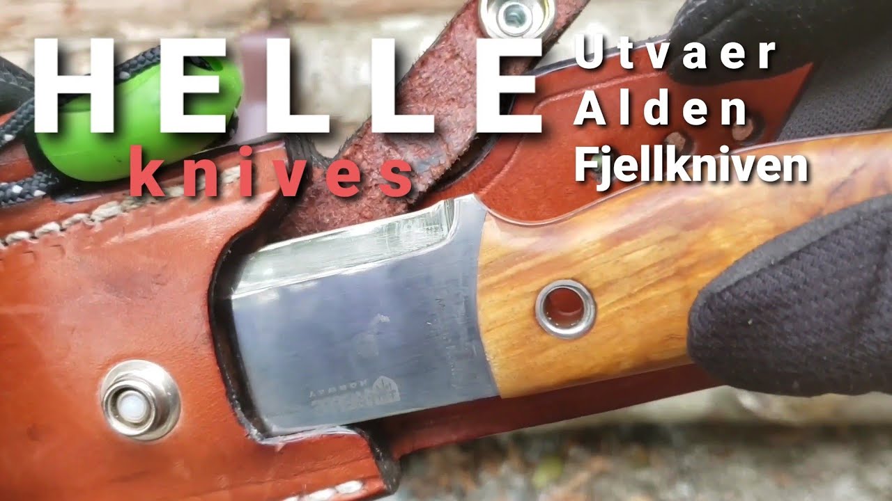 ヘレナイフ  Helle knives　Utvaer Alden Fjellkniven and Mora kansbol bravo1 ユートゥベーラ