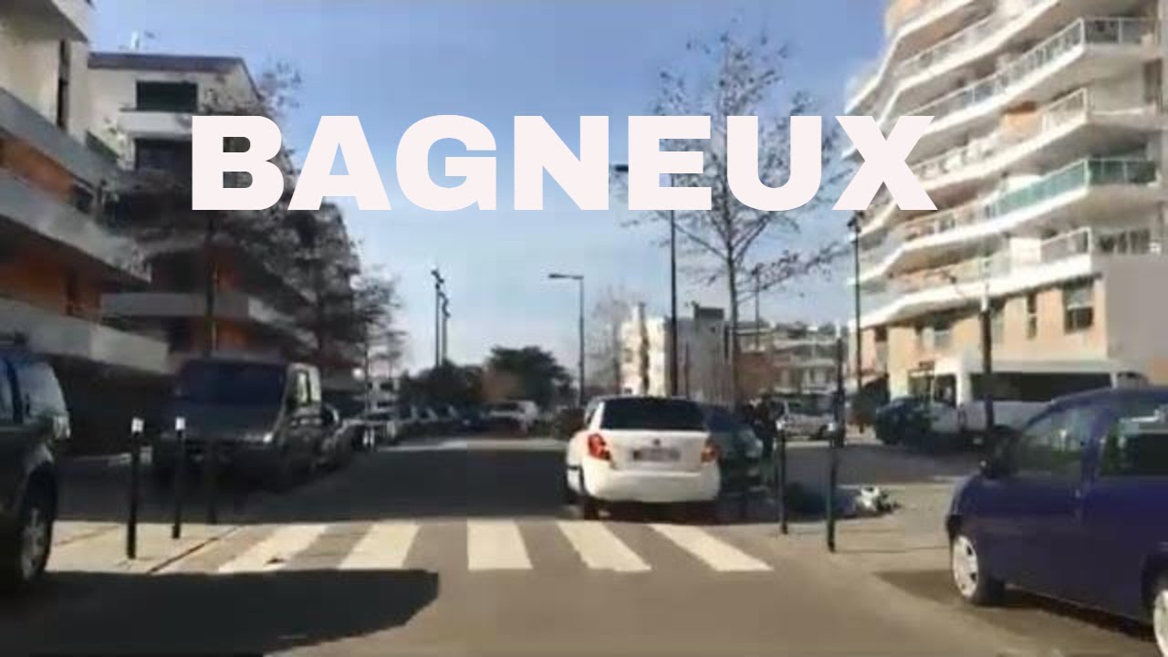 Bagneux ville d'Avenir-Roote 4K- Drinving- Region de france