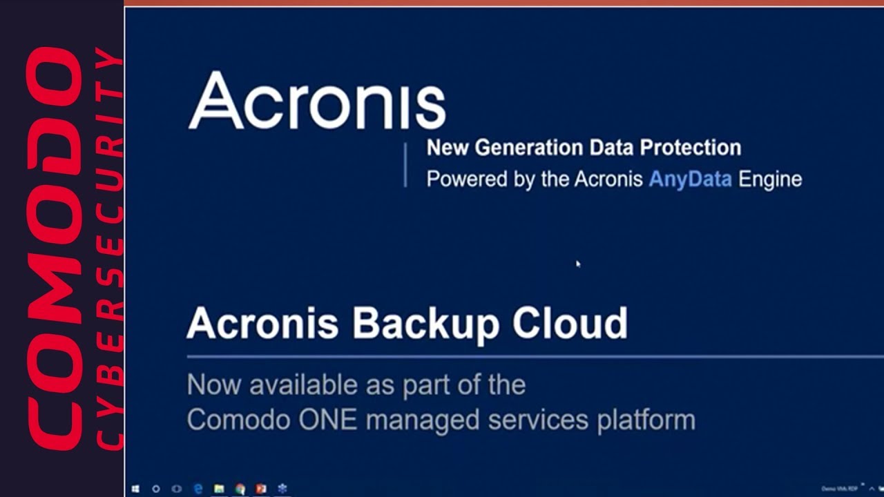 Preventing Data Loss with Comodo ONE’s Backup Cloud Solution – Acronis