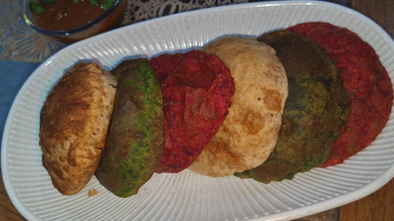 Colourful Puri | Easy To Make |#yt #yummmmy #easy #recipe #youtube 