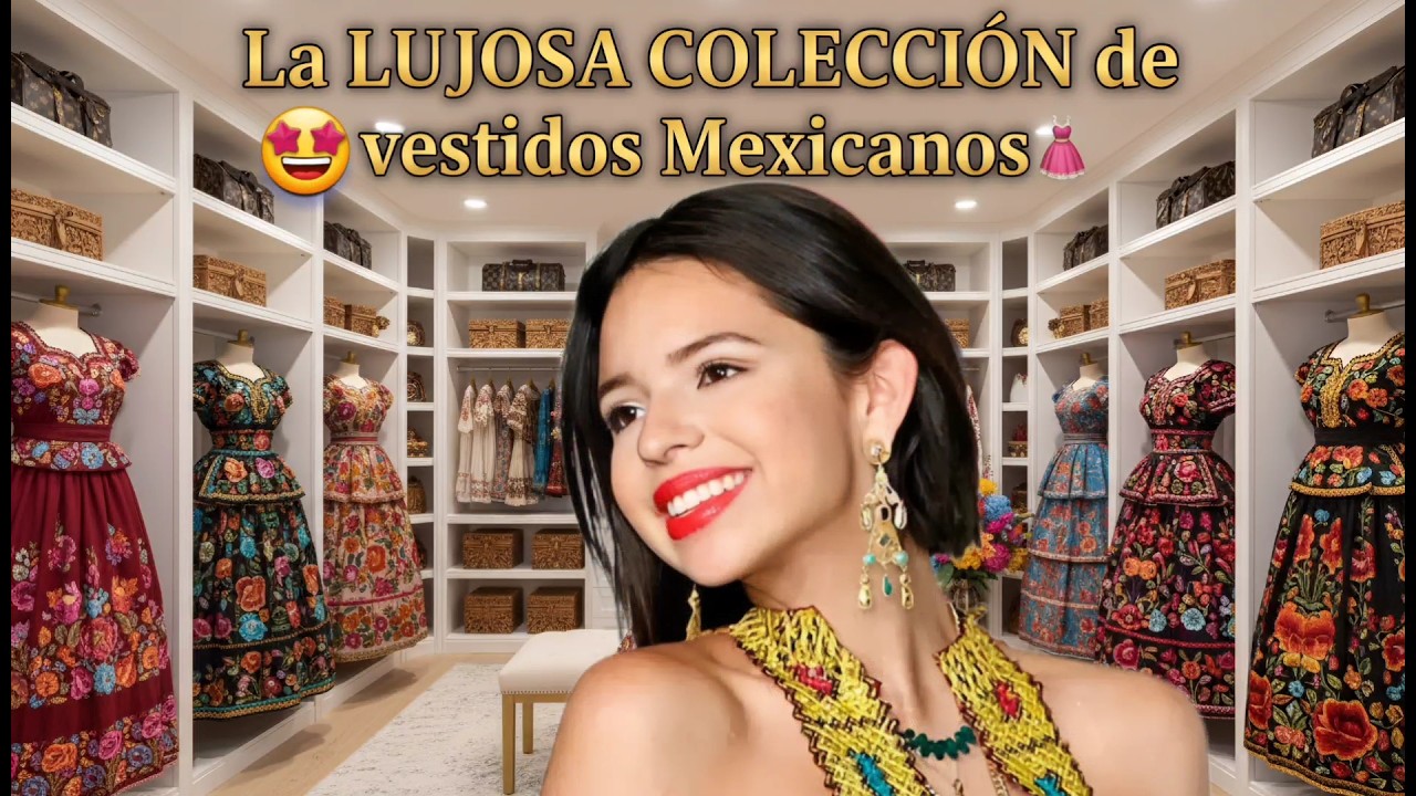Ángela Aguilar - La LUJOSA COLECCIÓN de vestidos Mexicanos 👗🤑 ¿Cuánto cuestan sus diseños?