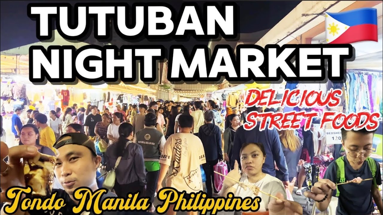 ЭТО Tutuban STREETFOODS в ТОНДО, Филиппины 🇵🇭