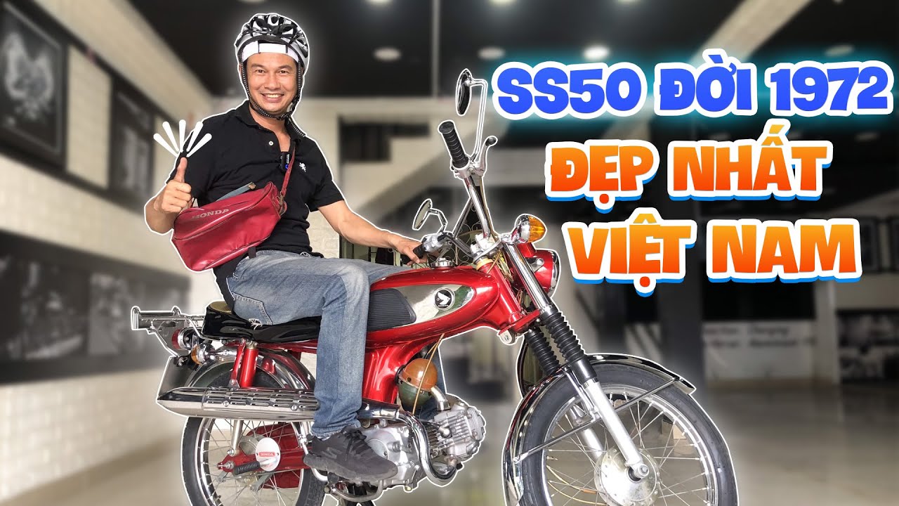 Nghệ Sĩ Tiết Cương review xe SS50 đời 1972 đẹp nhất Việt Nam