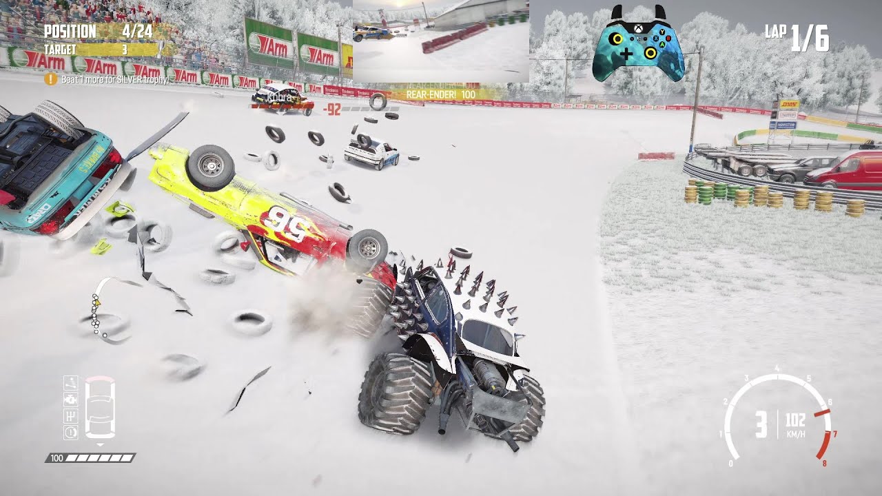 Wreckfest 26.01.24 Bugzilla Rumble Race - Tribend Speedway Wild Circuit