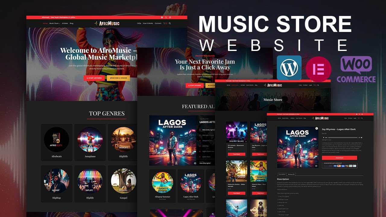 How to create a Music Marketplace website (WCFM - WooCommerce Multivendor Marketplace)