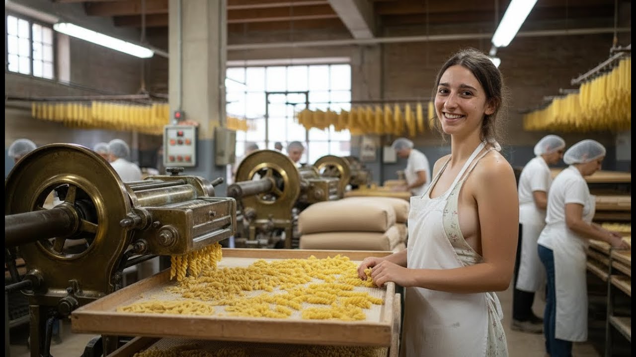 How 1,400 Tons of Spaghetti Are Made Every Day – Inside the Amazing Pasta Factory Production Process