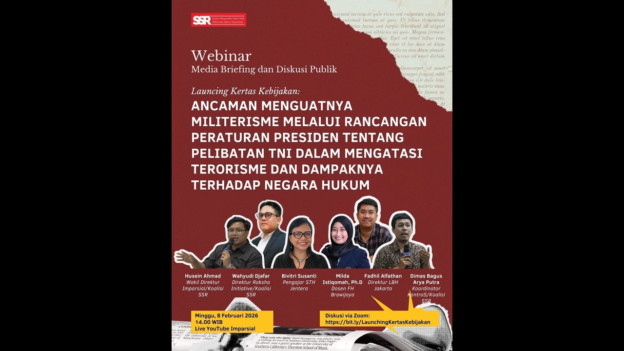 Menguatnya Militerisme Melalui Rancangan Perpres Pelibatan TNI dalam Memgatasi Terorisme