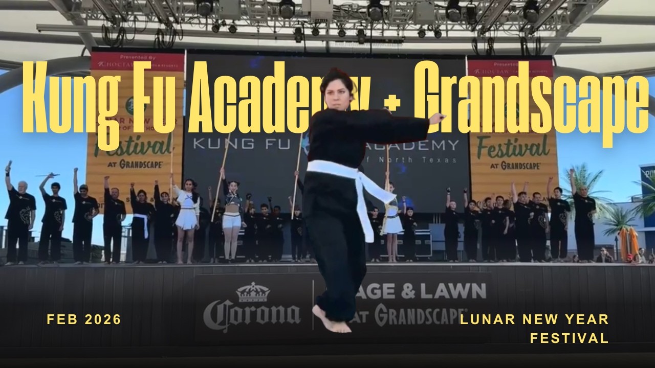 Kung Fu Performance at Grandscape 2026 | McKinney Martial Arts Demo