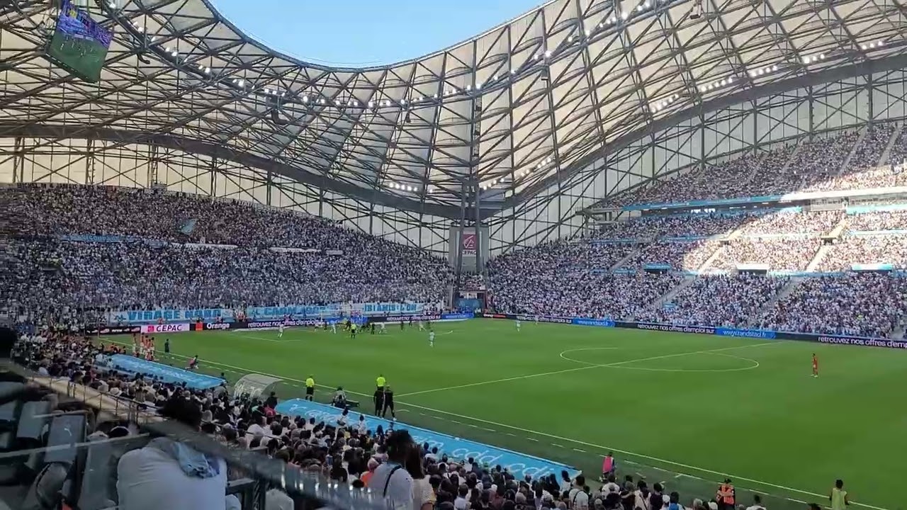 OM Reims le 12 août 2023, ambiance supporters, meilleur public de France à minima