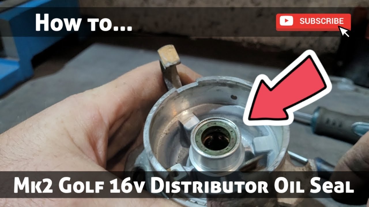How to ▪︎ Mk2 Golf 16v Distributor Oil Seal