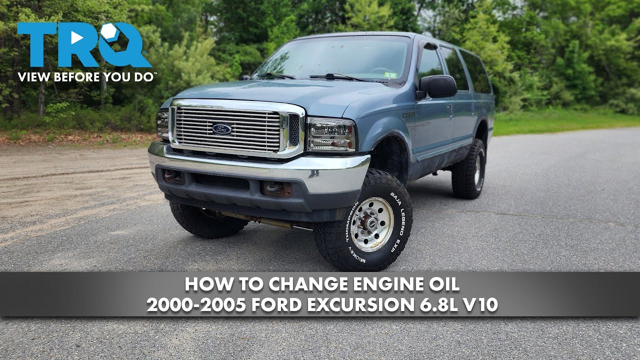 How to Change Engine Oil 2000-2005 Ford Excursion 6.8L V10