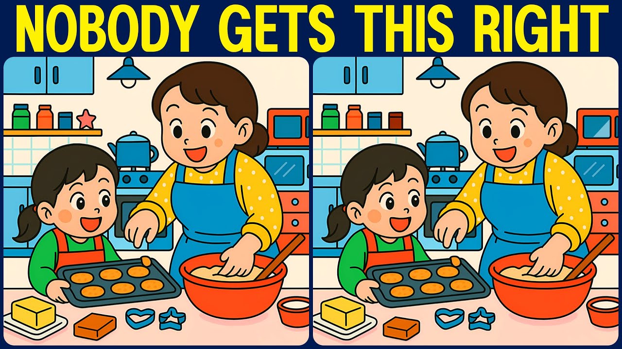 [Spot the Difference Brain Training] If you solve this puzzle, you are a genius!