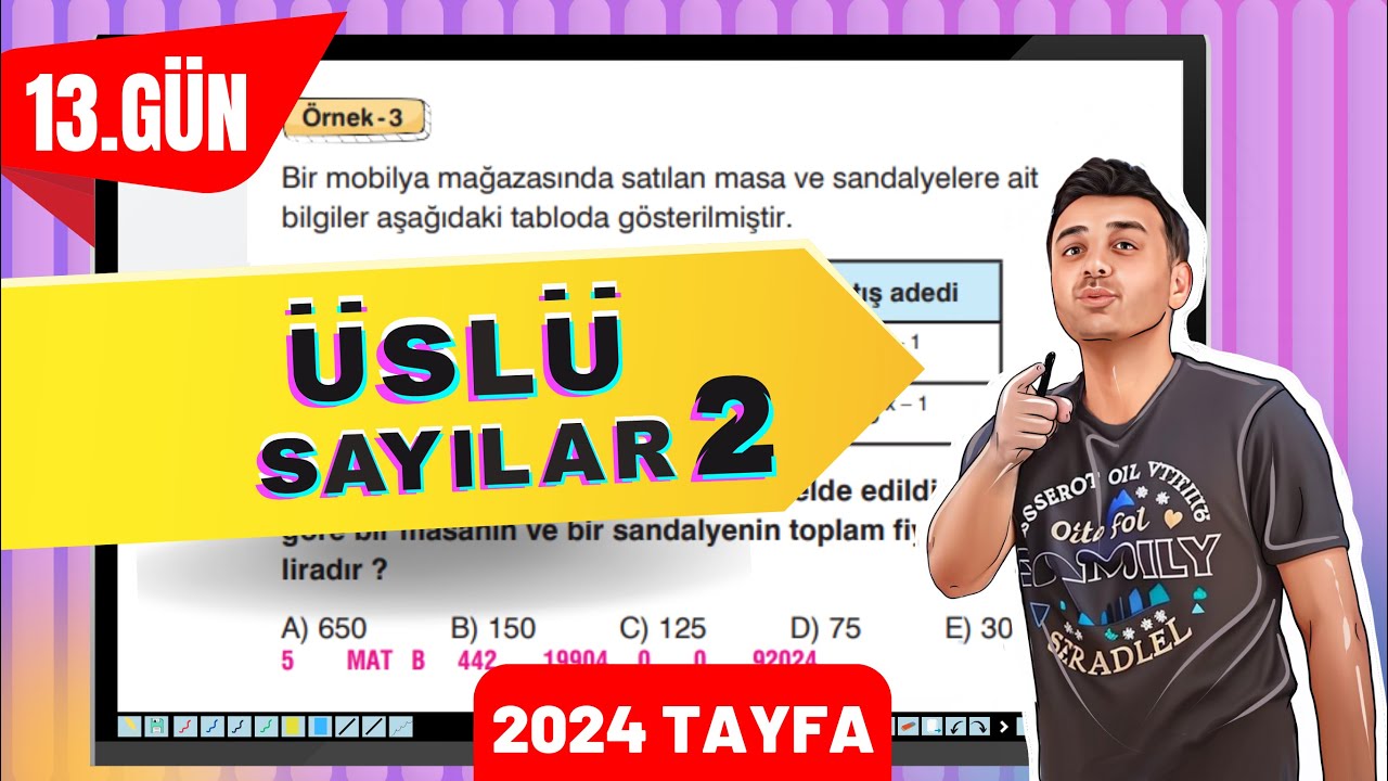 ÜSLÜ SAYILAR 2  | 13. GÜN #40GündeTYTmatematikkampı