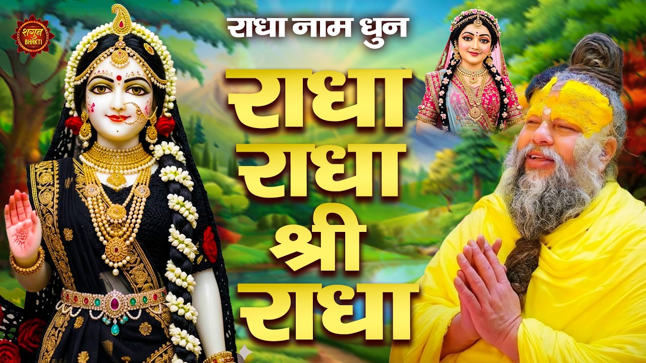 राधा राधा श्री राधा | Shri Radha Naam Dhun | Radha Naam Jap | Radha Rani Bhajan | #Radha