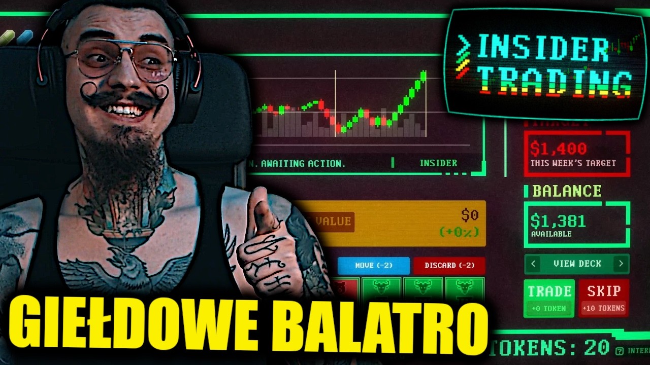 Najbardziej WCIĄGAJĄCA Gra o Giełdzie - Insider Trading