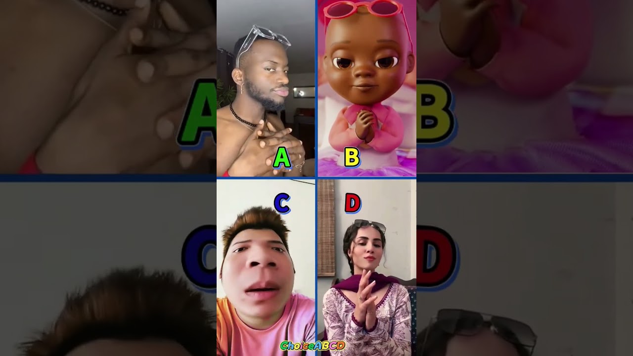 who is the best ? Choose #aura  #ytshorts #trending #newtrending #viralshort #choice #abcd #funny