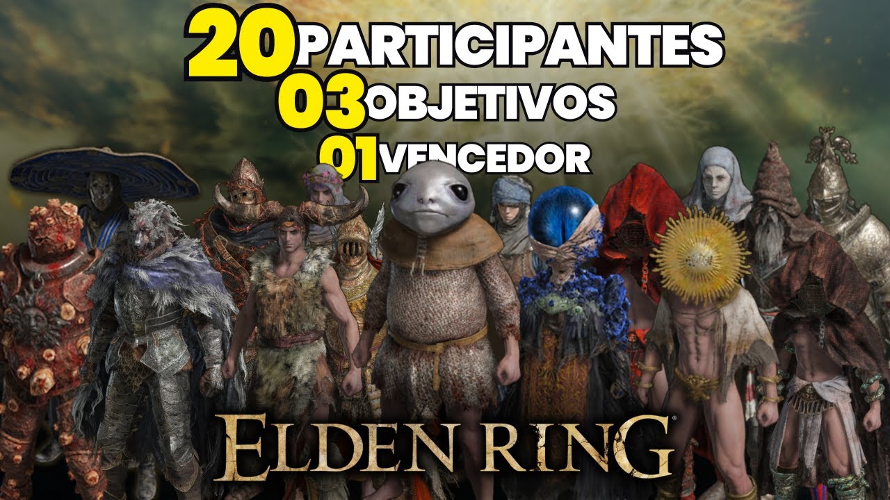 Fiz um Grande Torneio de ELDEN RING com os Inscritos