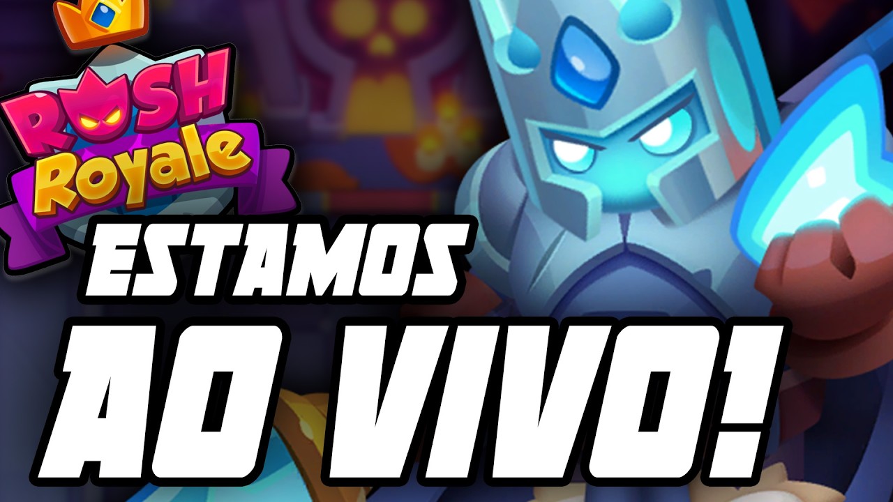RUSH ROYALE: GAMEPLAY AO VIVO! Rhandum League, PVP, CO-OP e resenha! RR gameplay português PT-BR