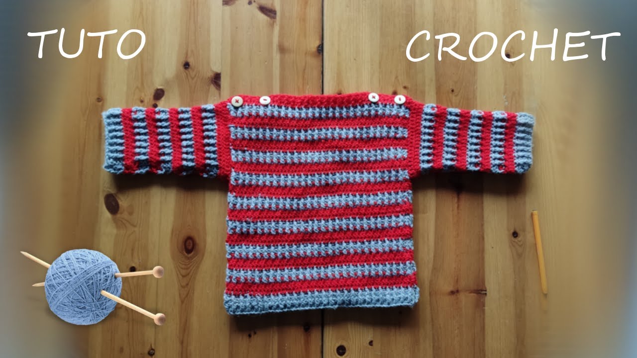 TUTO CROCHET Comment faire un pull Bateau