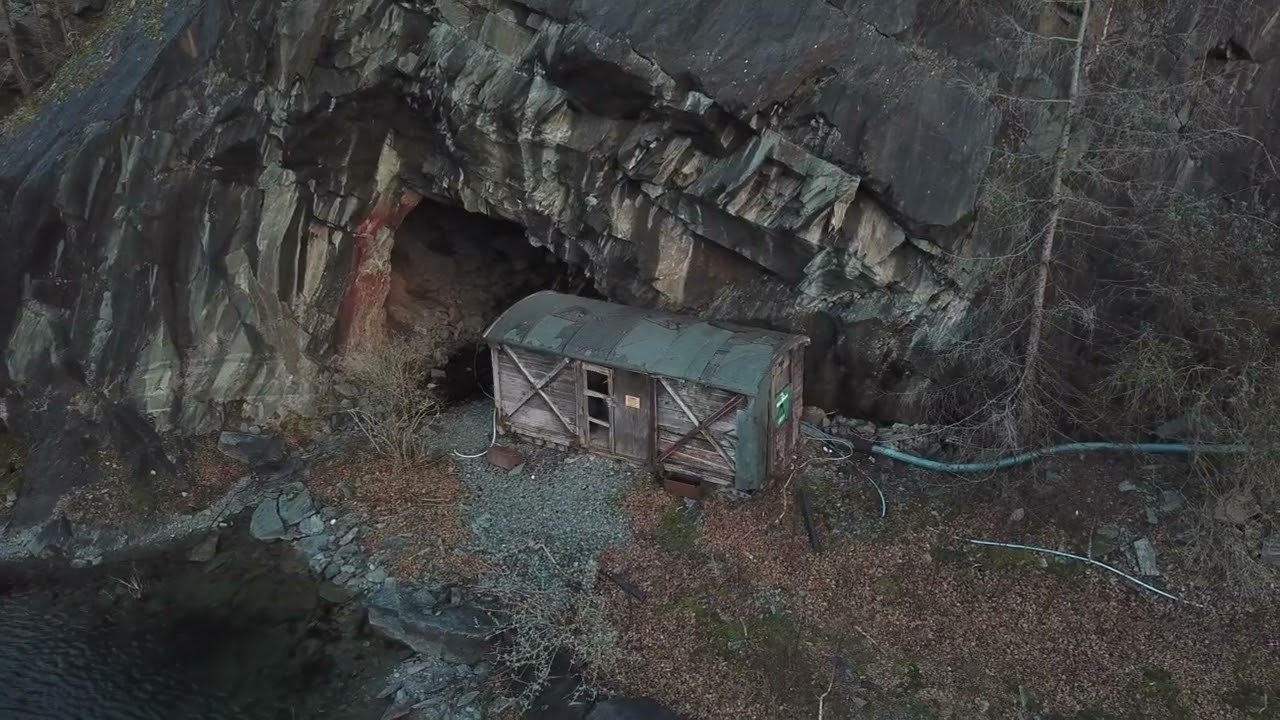 Elterwater Quarry , Langdale. Jan 2026 (Drone)