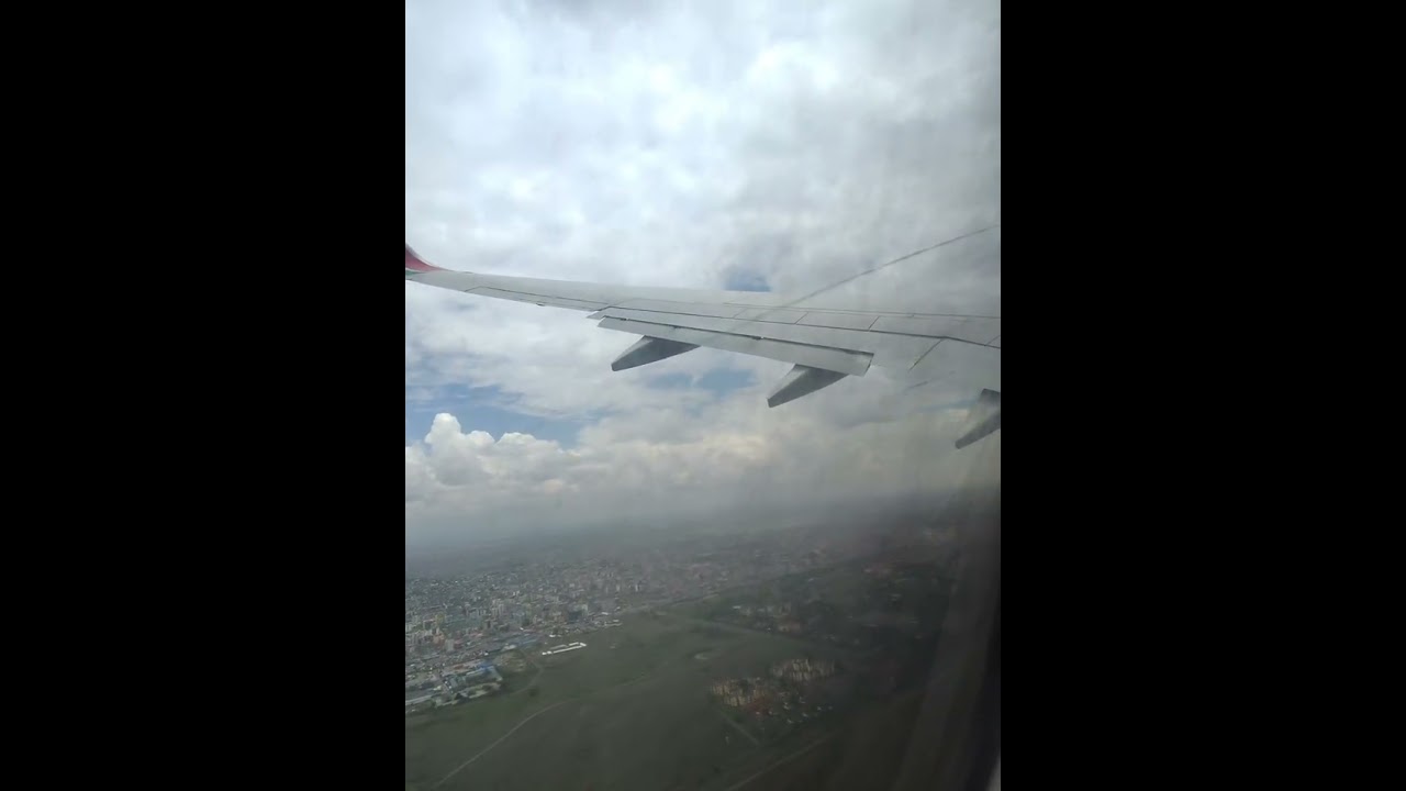 Nairobi Jomo Kenyatta Airport 🇰🇪 POV takeoff, city fading below as the plane climbs