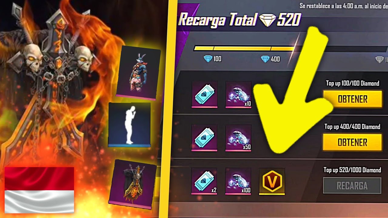 GASTÓ TODOS MIS DIAMANTES EN LA REGIÓN DE INDONESIA / PRIMERA RECARGA 💎 / ALIEN TC