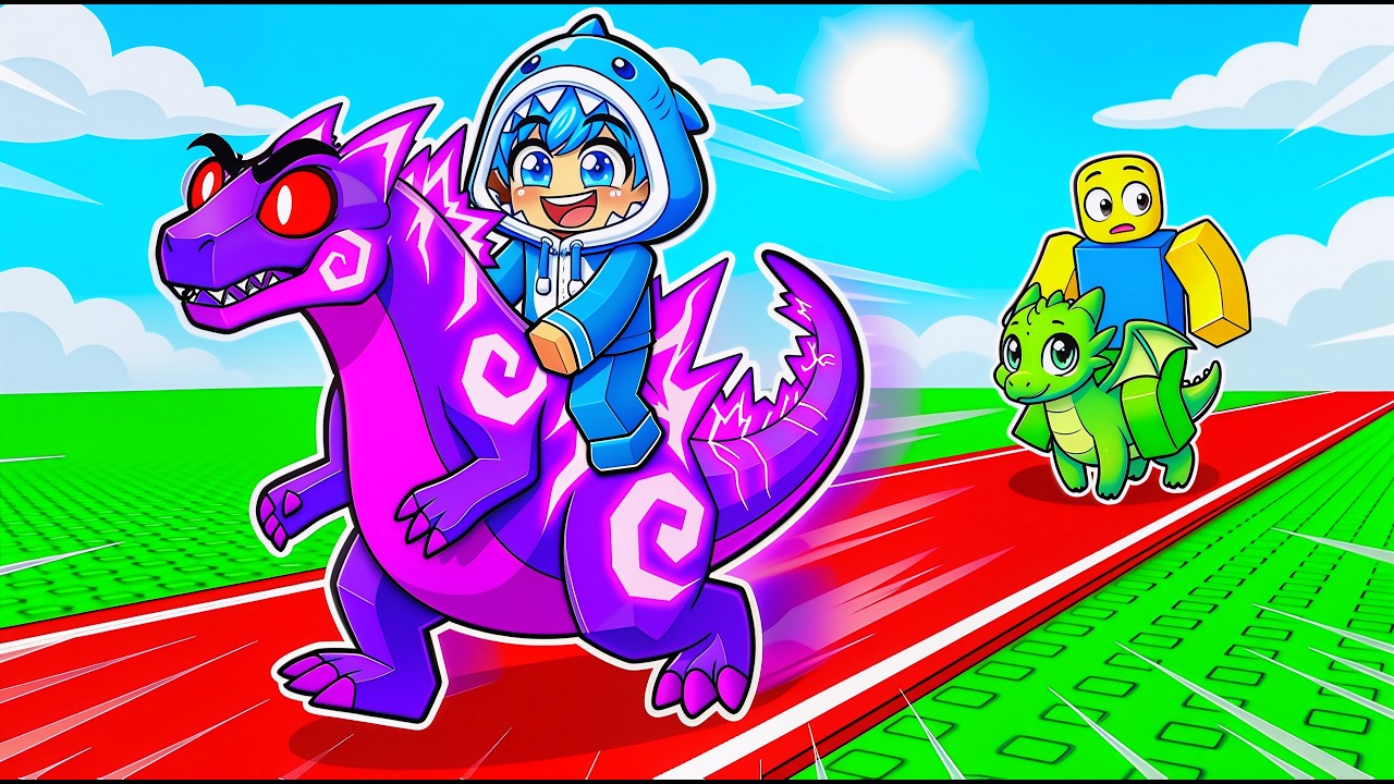 I Went From NOOB to PRO in Roblox +1 Speed Obby for Dragon Rider!