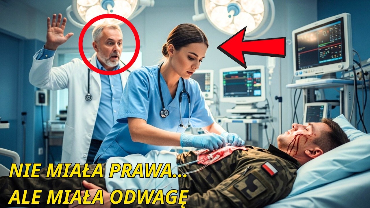 Pielęgniarka została zwolniona po tym, jak uratowała rannego żołnierza