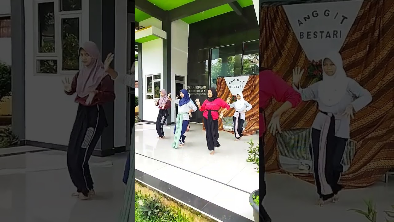 Persiapan Seni Tari antar SMA #shorts #senitari #mojangpriangan