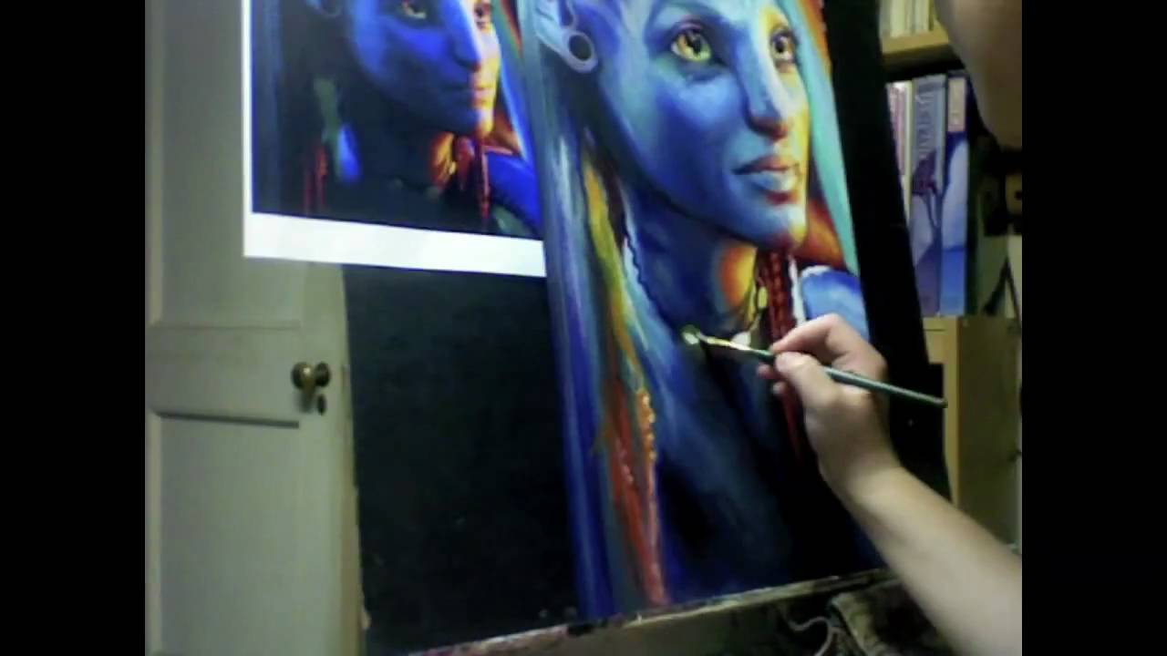 Avatar: Neytiri speed painting