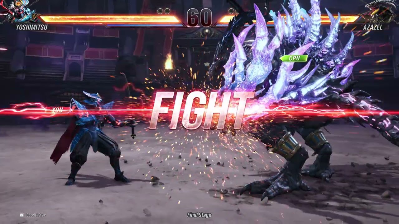 Tekken 8 YOSHIMITSU VS AZAZEL 4K