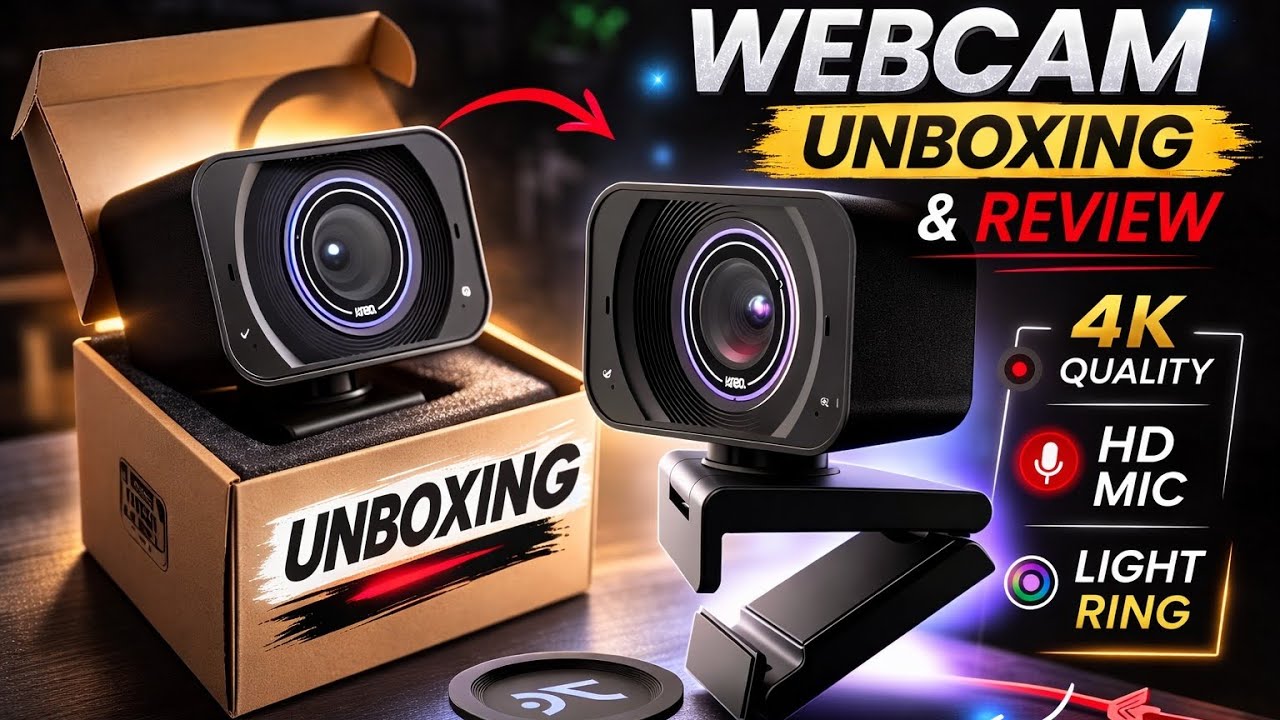 Kreo 4k Owl Webcam Unboxing and Review | Epic Reloads |