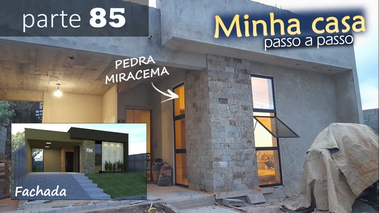 # 85 - PEDRA MIRACEMA na fachada da casa