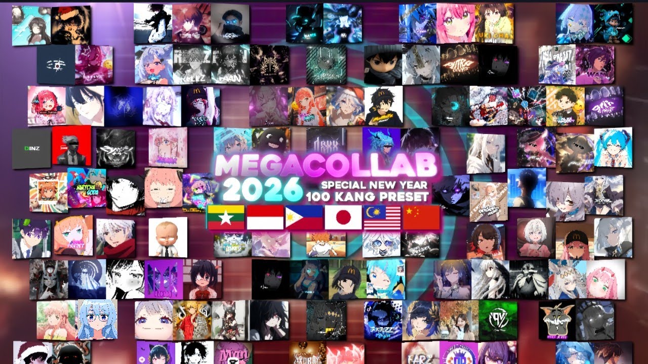 100 Kang Preset | 2026 January Megacollab | Part 5 | Kang Preset From 🇲🇲🇮🇩🇵🇭🇯🇵🇹🇭🇲🇾🇰🇬🇨🇳 