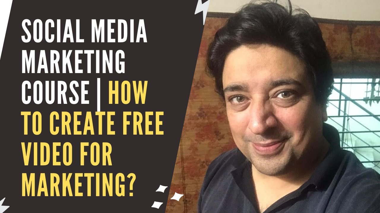 Social Media Marketing Course | How to create free video for marketing and freelancing?