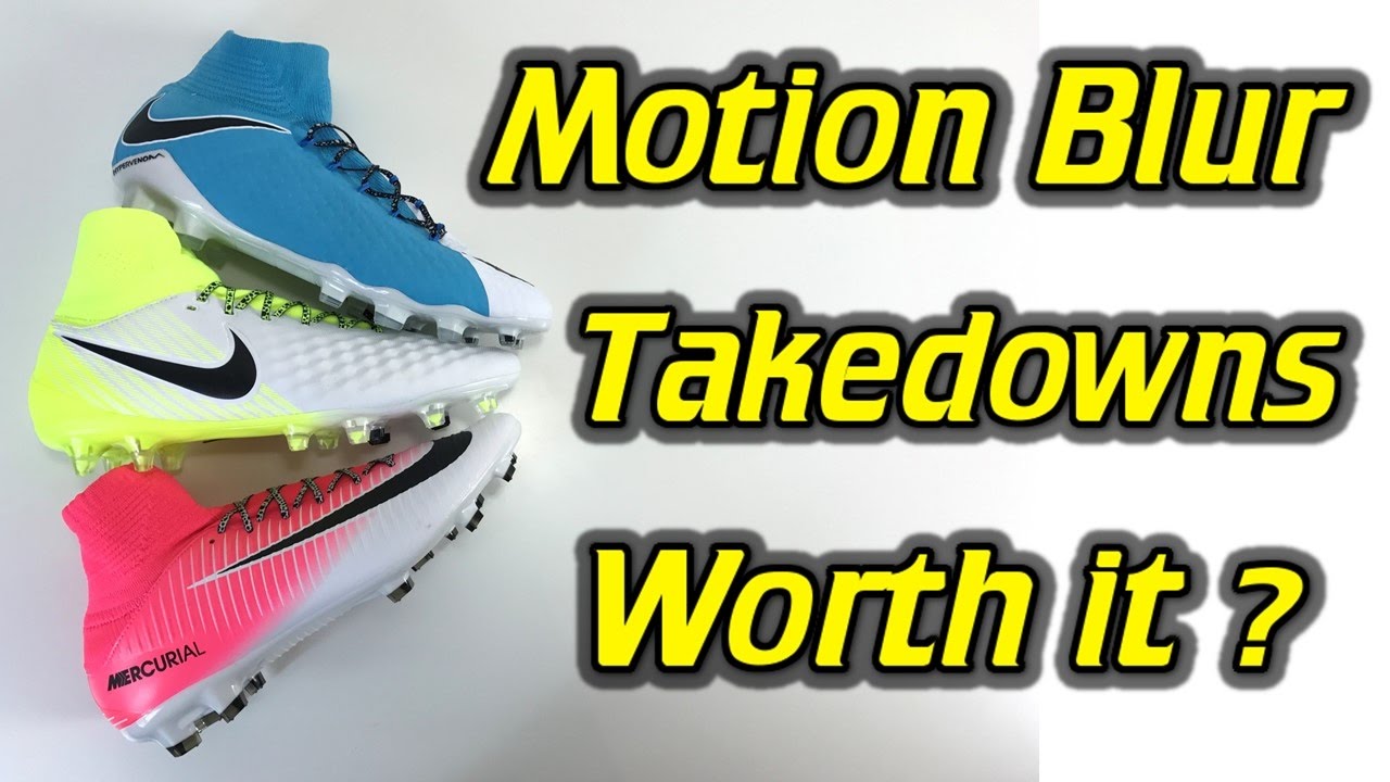 Nike Mercurial Veloce 3 DF vs Magista Orden 2 vs Hypervenom Phatal 3 (Motion Blur Pack) - Review