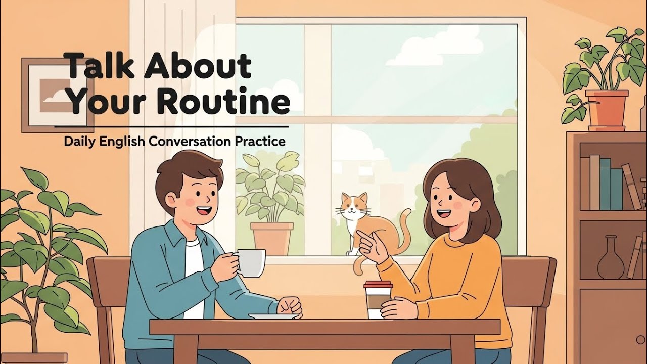 Daily English Conversation Practice | Talk About Your Routine | Easy for Beginners