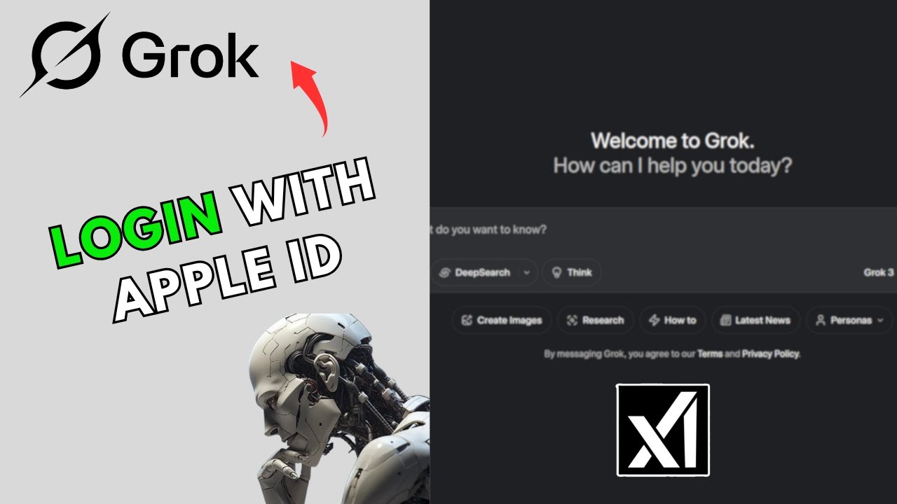 How to Login Grok AI using Apple ID 2025?