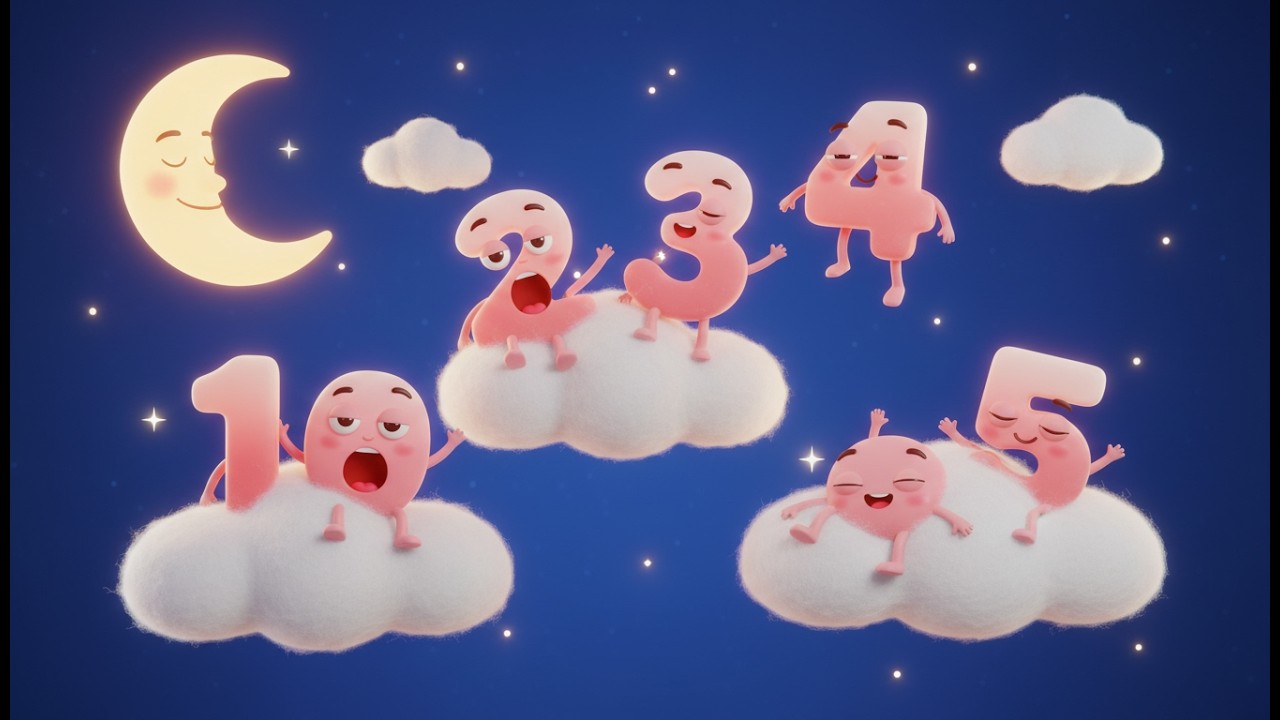 Números para Dormir 🌙🔢 | Canciones infantiles relajantes | Baby Song Español para Niños 👶🎵