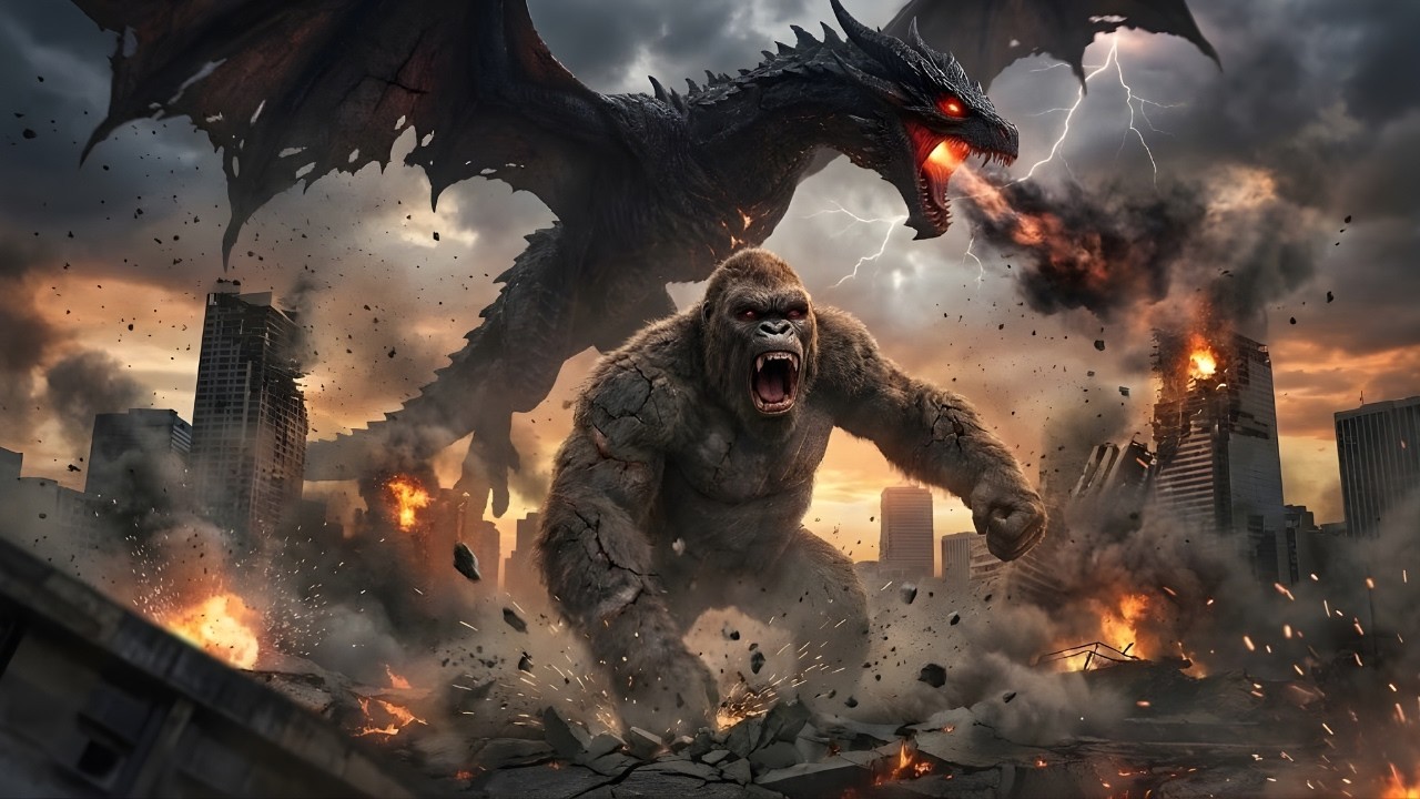 KING KONG vs The Dark Dragon: The Most Dangerous Hunt Ever | Epic Monster Battle (P8)