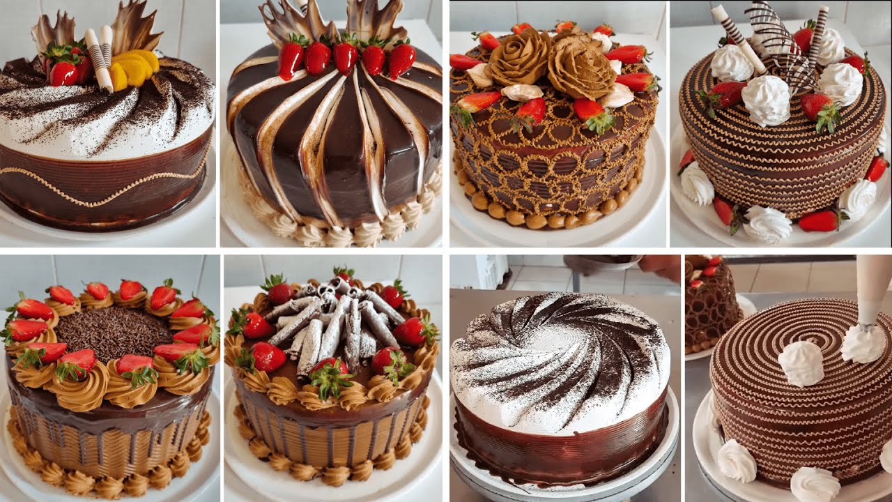 Tutoriales de decoración de pasteles de chocolate fáciles y sencillo