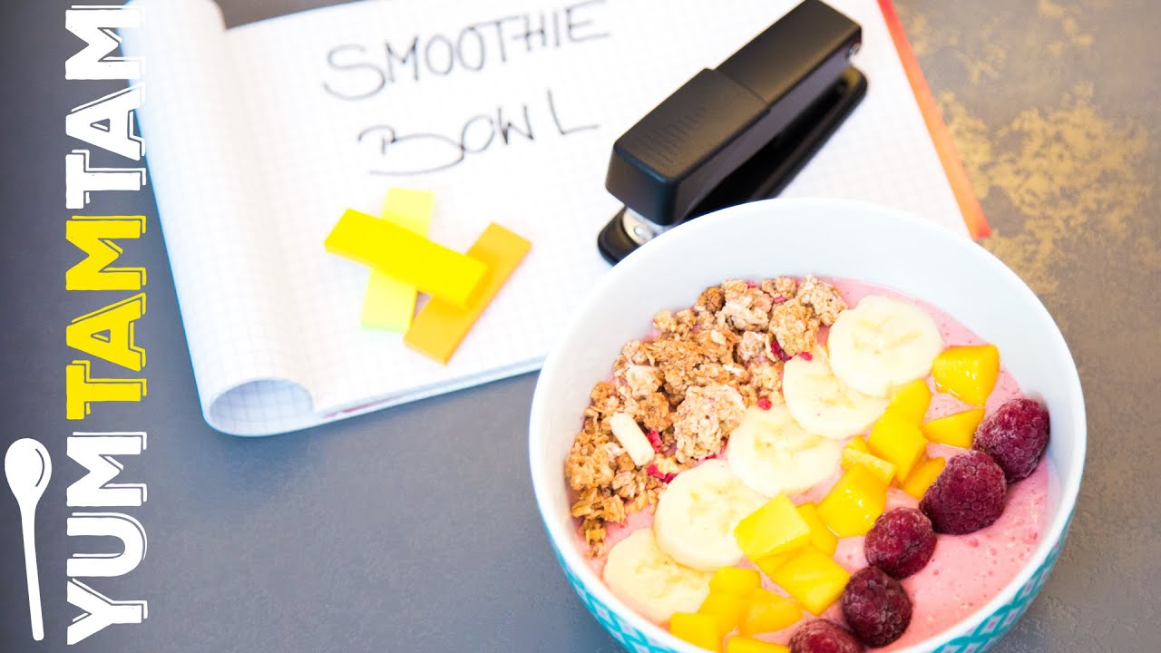 Smoothie Bowl // gesunde Snacks für die Prüfungszeit #5 // #yumtamtam