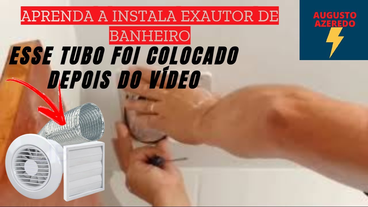 #COMO INSTALAR EXAUSTOR DE BANHEIRO