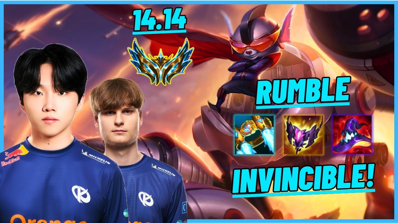 KC CANNA: RUMBLE VS VITB NAAK NAKO: RYZE (TOP) DOUBLE KILL INVINCIBLE - EUW CHALLENGER - PATCH 14.14