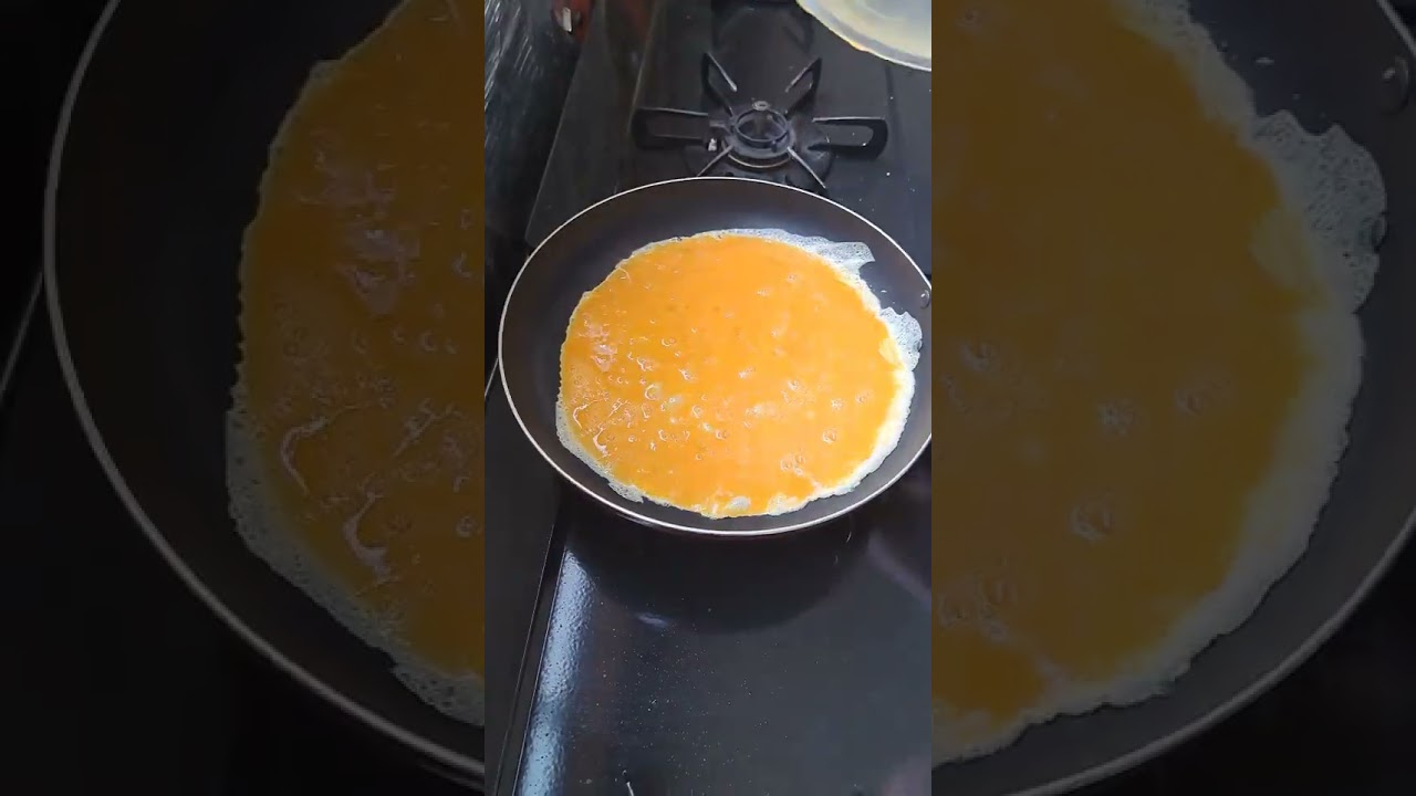 フライパンで巻かない玉子焼き #めんつゆ #卵 #玉子焼き #egg