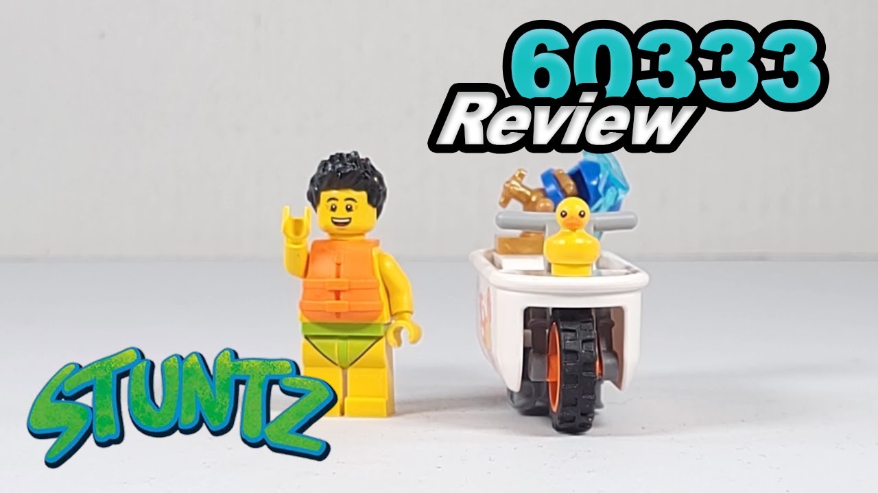 LEGO City STUNTZ  60333 Bathtub Stunt Bike Set Review (2022)